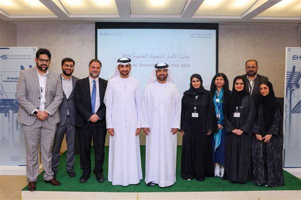 Emirates Health Services Honors Winners of the Al Amal Award for Scientific Research to Promote Mental Health Research